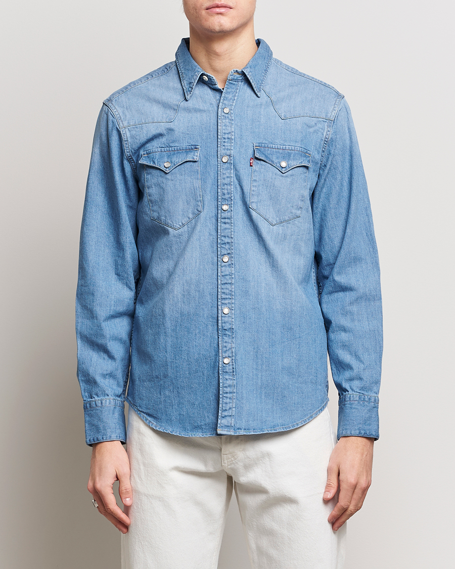 Men | Shirts | Levi's | Barstow Western Standard Shirt Light Blue