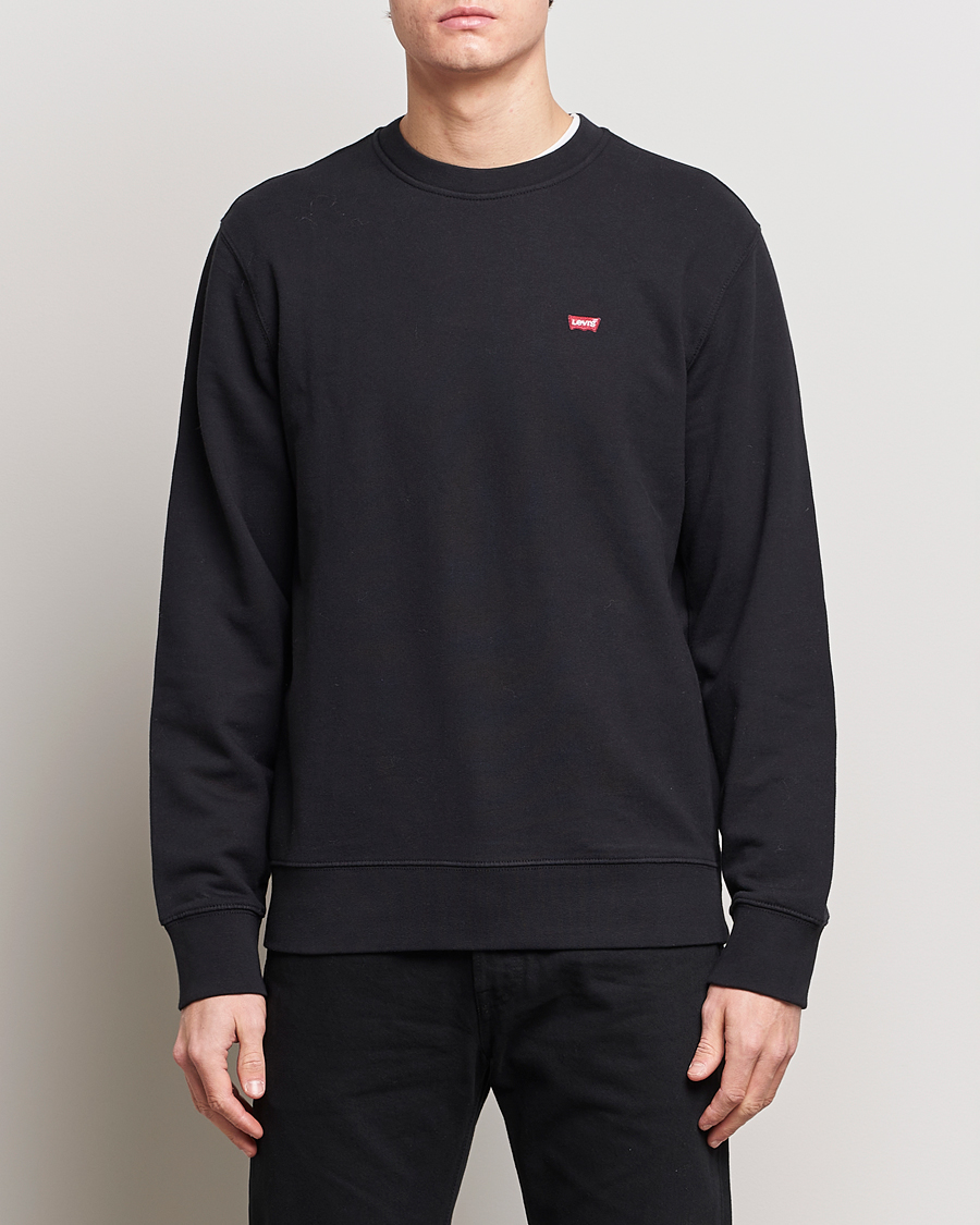 Men | Sweaters & Knitwear | Levi's | Original Crew Neck Sweatshirt Mineral Black