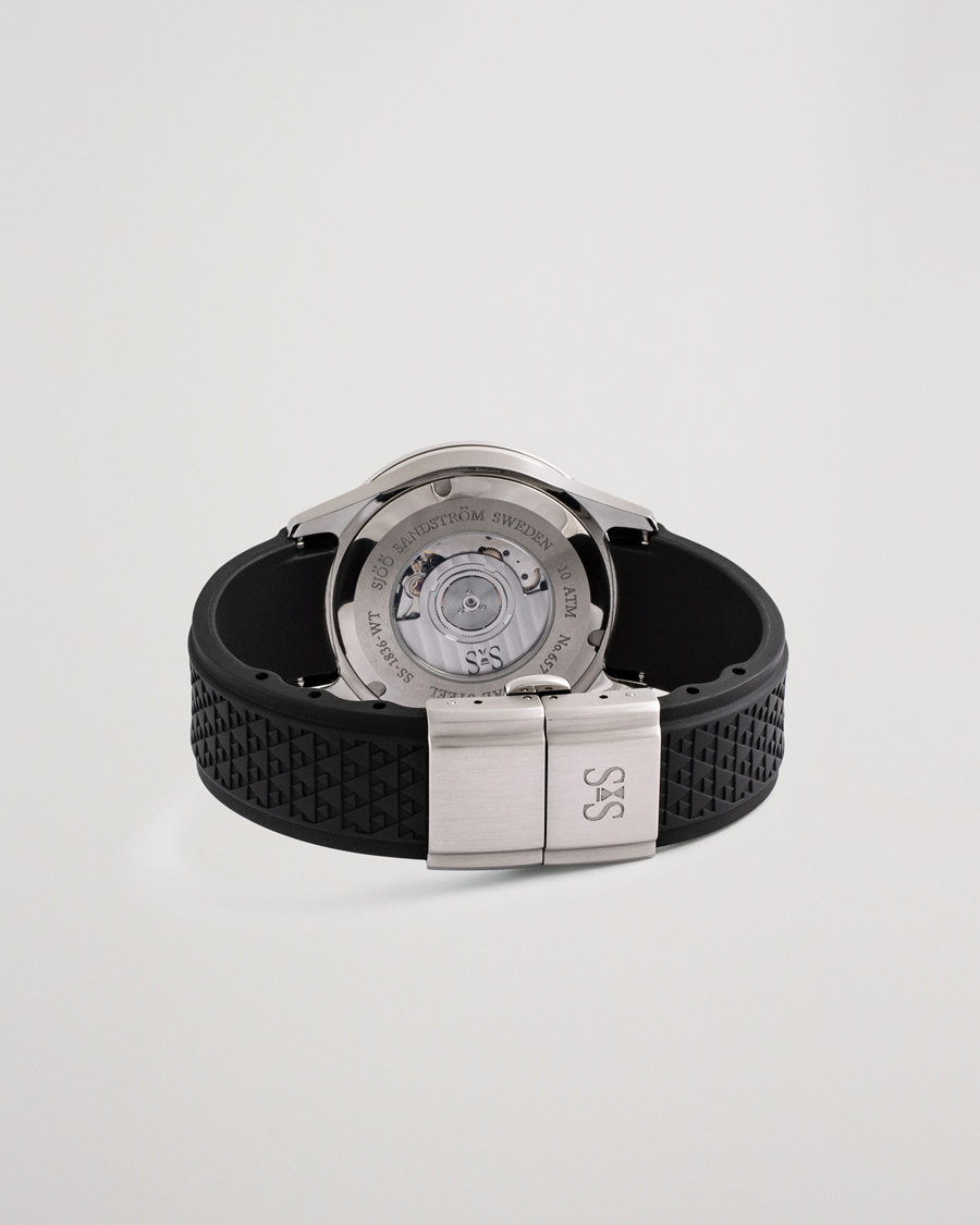 Men | Sjöö Sandström Pre-Owned Royal Steel Worldtimer 36mm SS-1836-WT | Sjöö Sandström Pre-Owned | Royal Steel Worldtimer 36mm SS-1836-WT