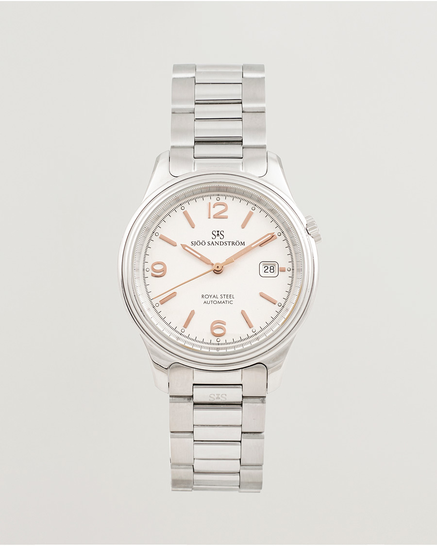 Men | Sjöö Sandström Pre-Owned Royal Steel Classic 41mm | Sjöö Sandström Pre-Owned | Royal Steel Classic 41mm