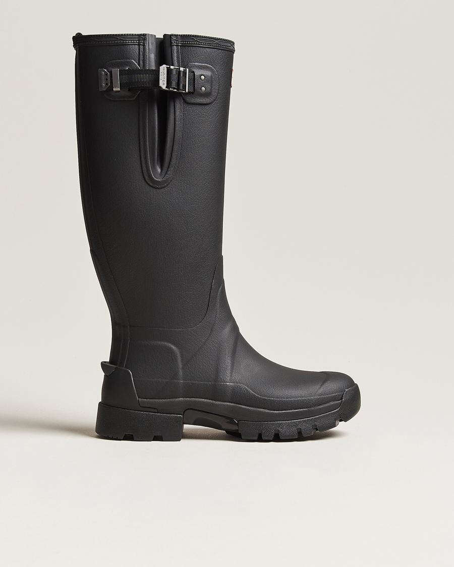 Men | Overshoes & Rubber boots | Hunter Boots | Hunter Balmoral Side Adjustable Neo Boot Black