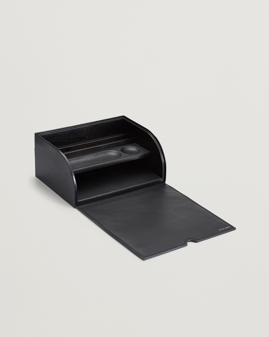 Men | Home | Ralph Lauren Home | Brennan Leather Writers Box Saddle Black