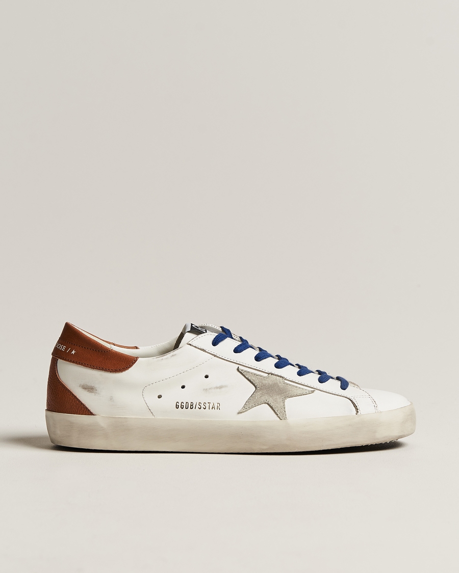 Men | Golden Goose Deluxe Brand Super-Star Sneakers White/Ice | Golden Goose | Deluxe Brand Super-Star Sneakers White/Ice