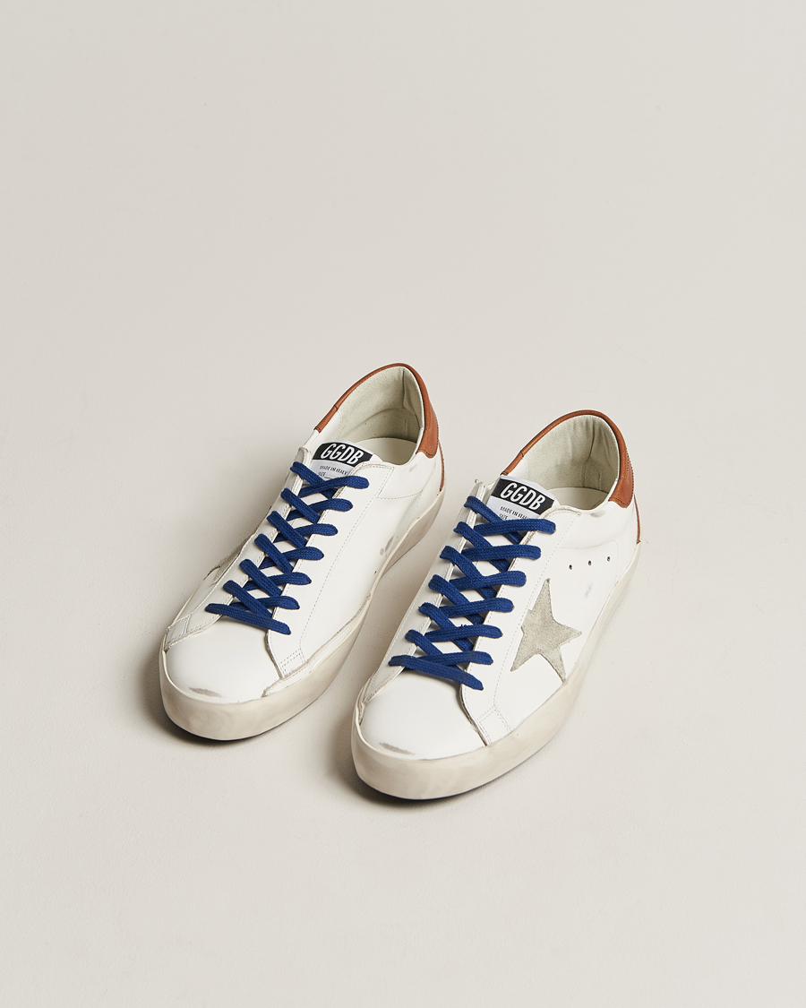 Men | Golden Goose Deluxe Brand Super-Star Sneakers White/Ice | Golden Goose | Deluxe Brand Super-Star Sneakers White/Ice
