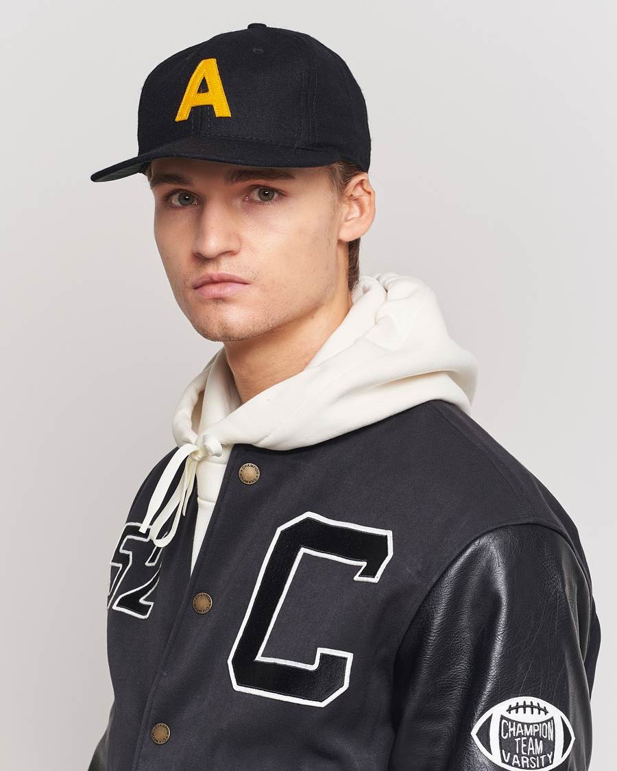 Men | Ebbets Field Flannels Made in USA Army 1957 Vintage Ballcap Black | Ebbets Field Flannels | Made in USA Army 1957 Vintage Ballcap Black