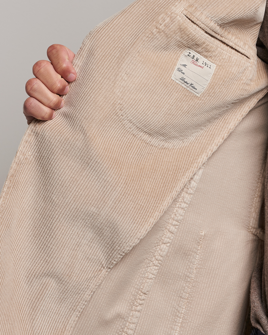 Men | Blazers | L.B.M. 1911 | Jack Corduroy Blazer Beige