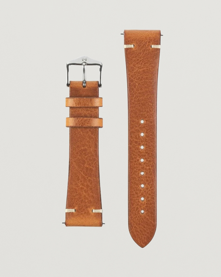 Men | Watch straps | HIRSCH | Bagnore Vintage Leather Watch Strap Golden Brown