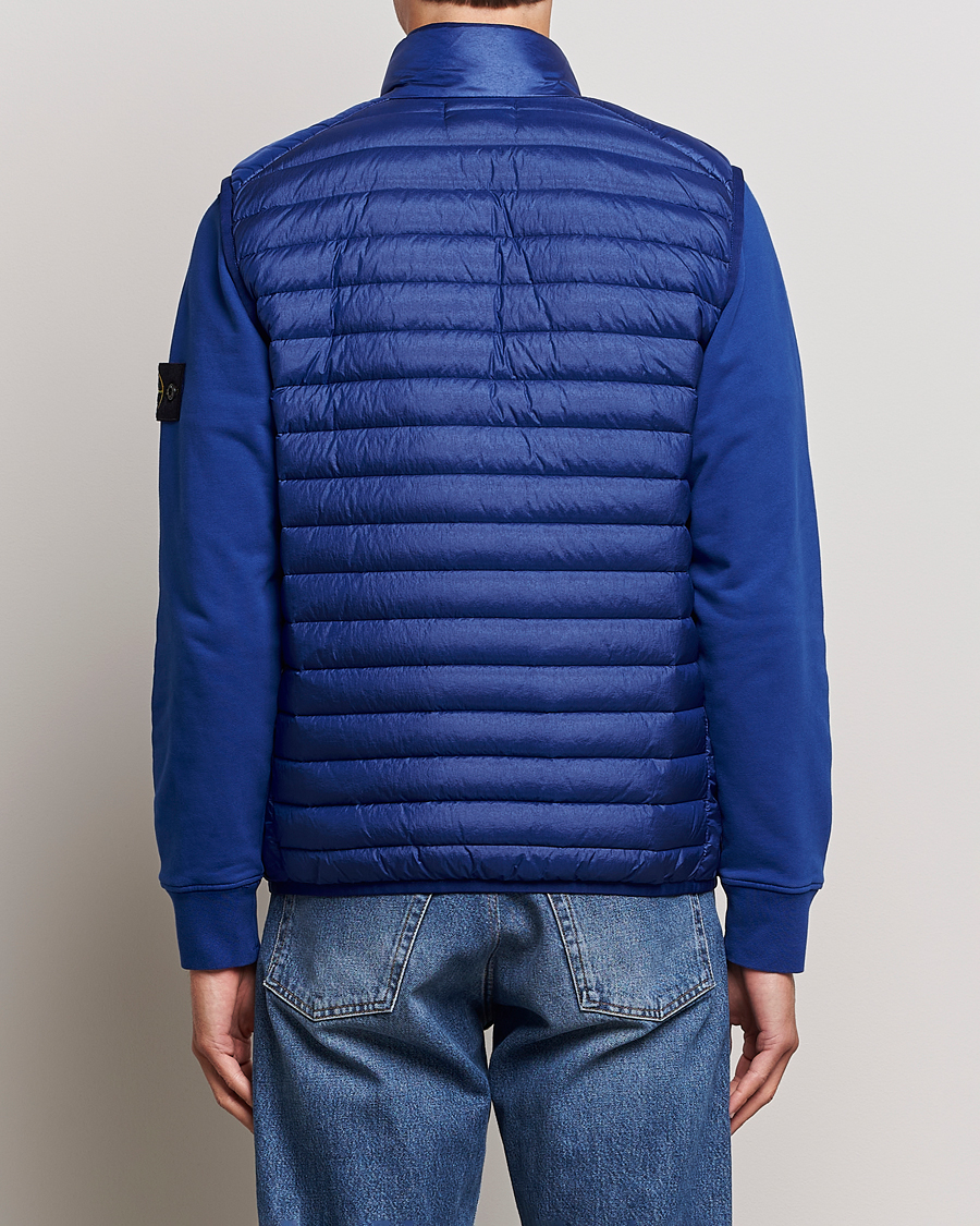 Men | Coats & Jackets | Stone Island | Recycled Nylon Down-TC Vest Bright Blue