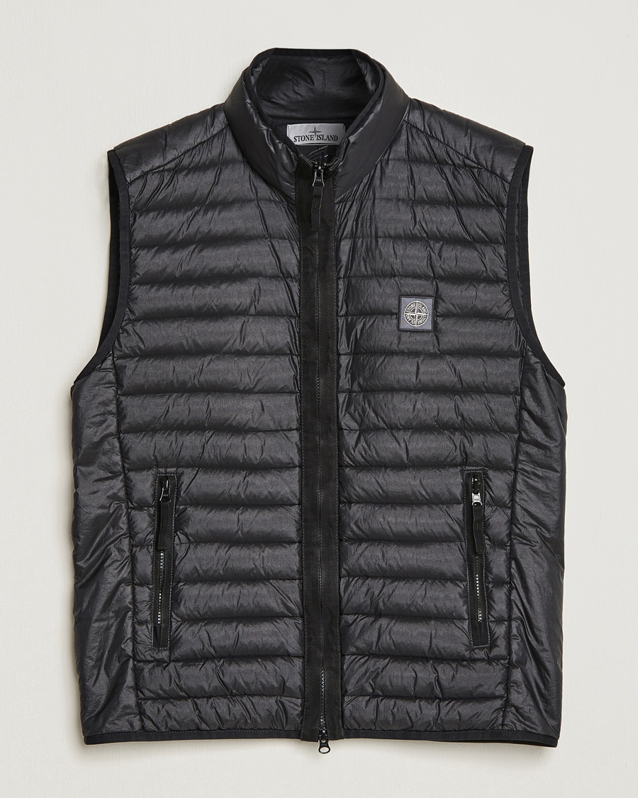 Men | Coats & Jackets | Stone Island | Recycled Nylon Down-TC Vest Black