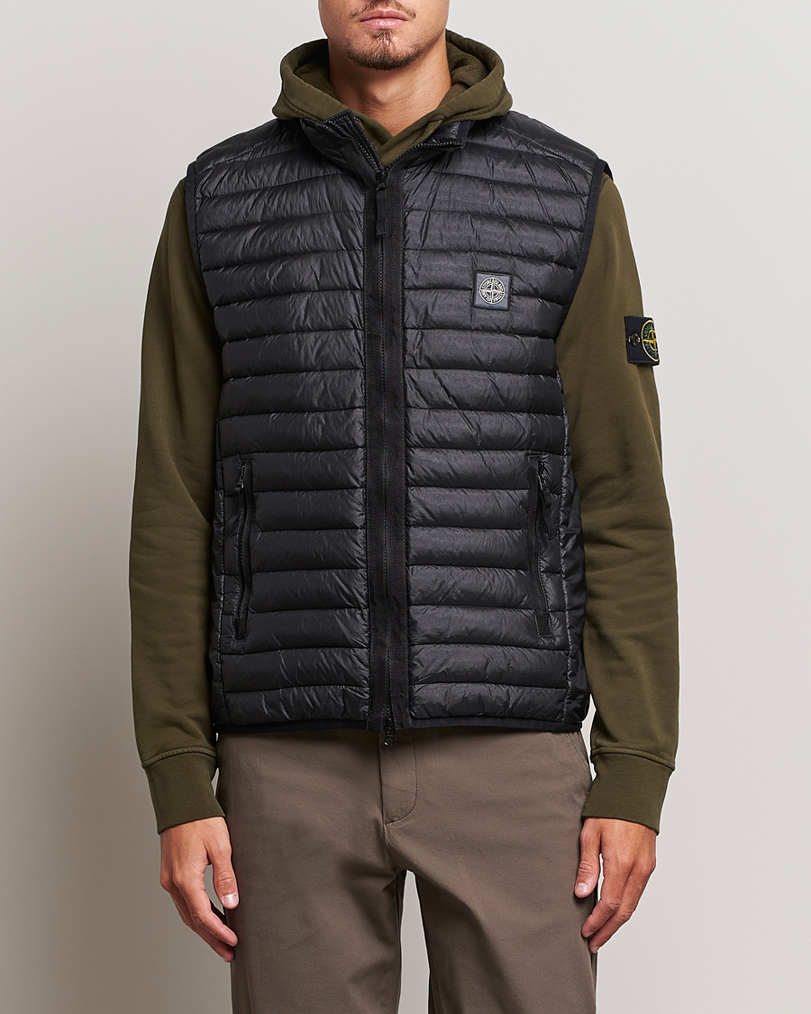 Men | Coats & Jackets | Stone Island | Recycled Nylon Down-TC Vest Black
