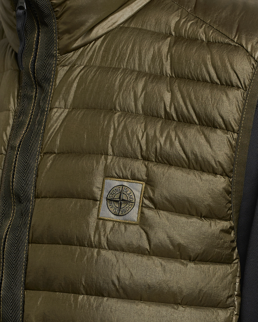 Men | Coats & Jackets | Stone Island | Recycled Nylon Down-TC Vest Olive