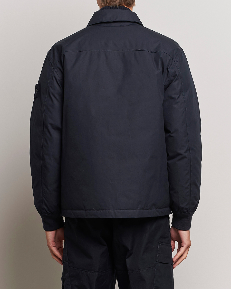 Men | Coats & Jackets | Stone Island | Ghost Piece O-Ventile Jacket Navy Blue