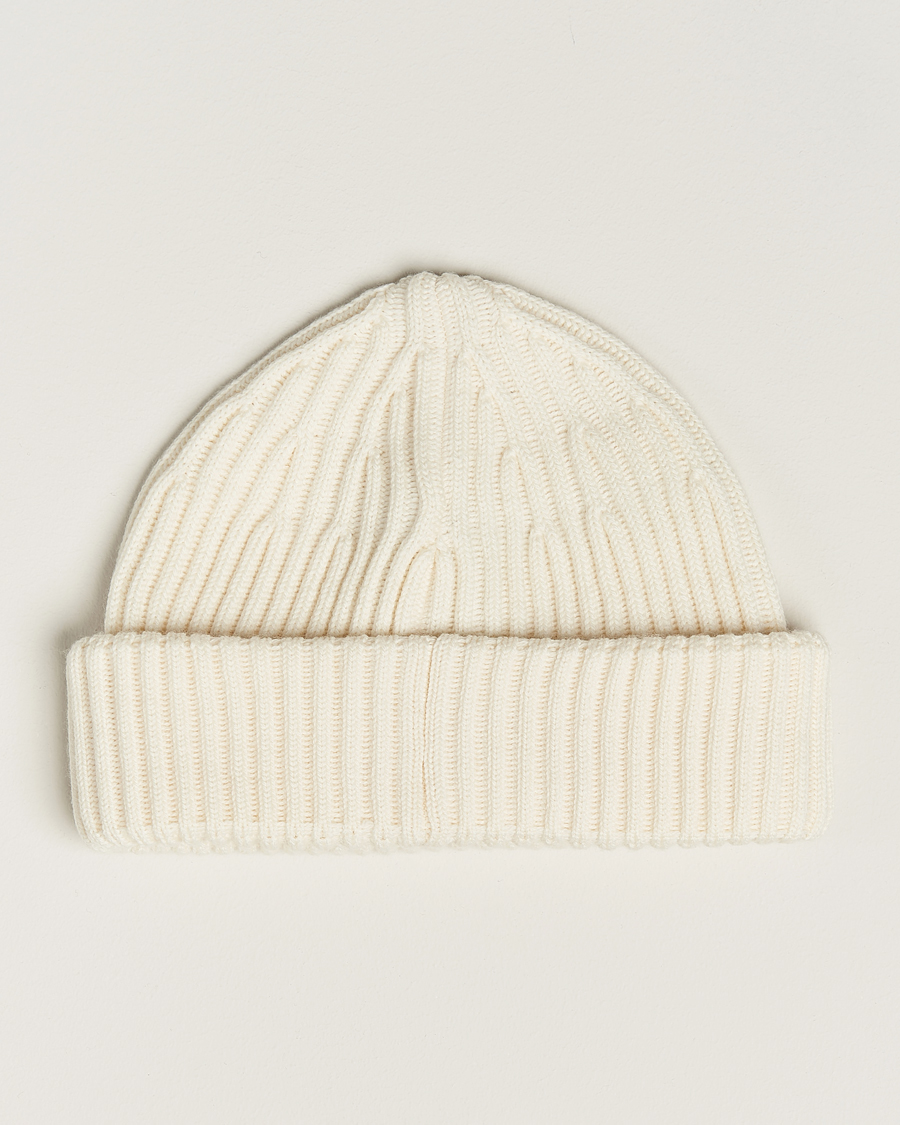 Men | Stone Island Full Rib Wool Beanie Natural | Stone Island | Full Rib Wool Beanie Natural