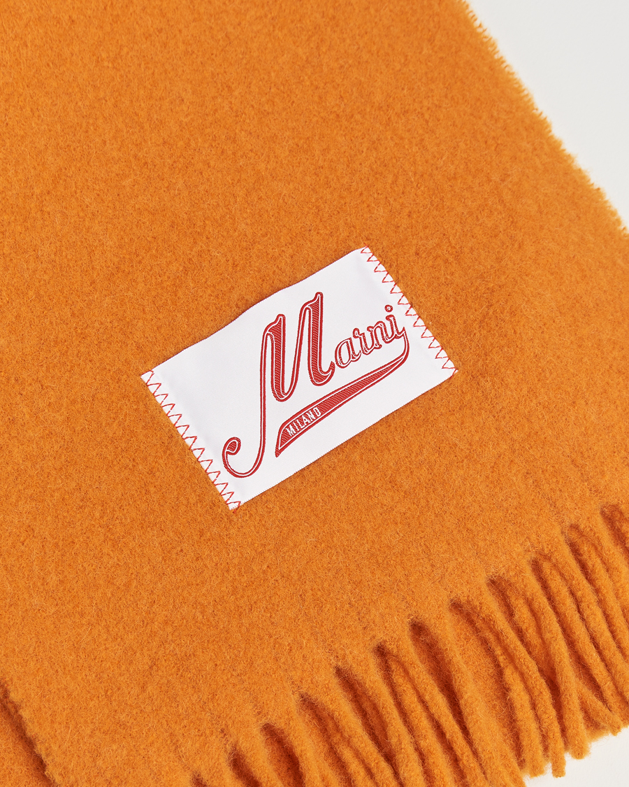 Men | Marni Brushed Alpaca Scarf Arabesque | Marni | Brushed Alpaca Scarf Arabesque