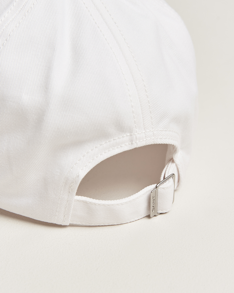 Men | Hats & Caps | GANT | High Cotton Twill Cap White