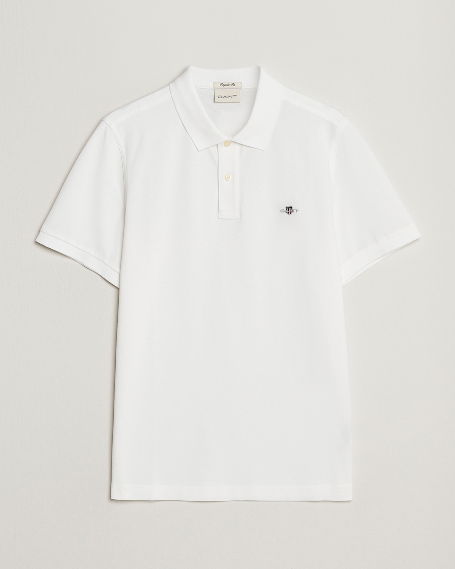 Men | Polo Shirts | GANT | The Original Polo White