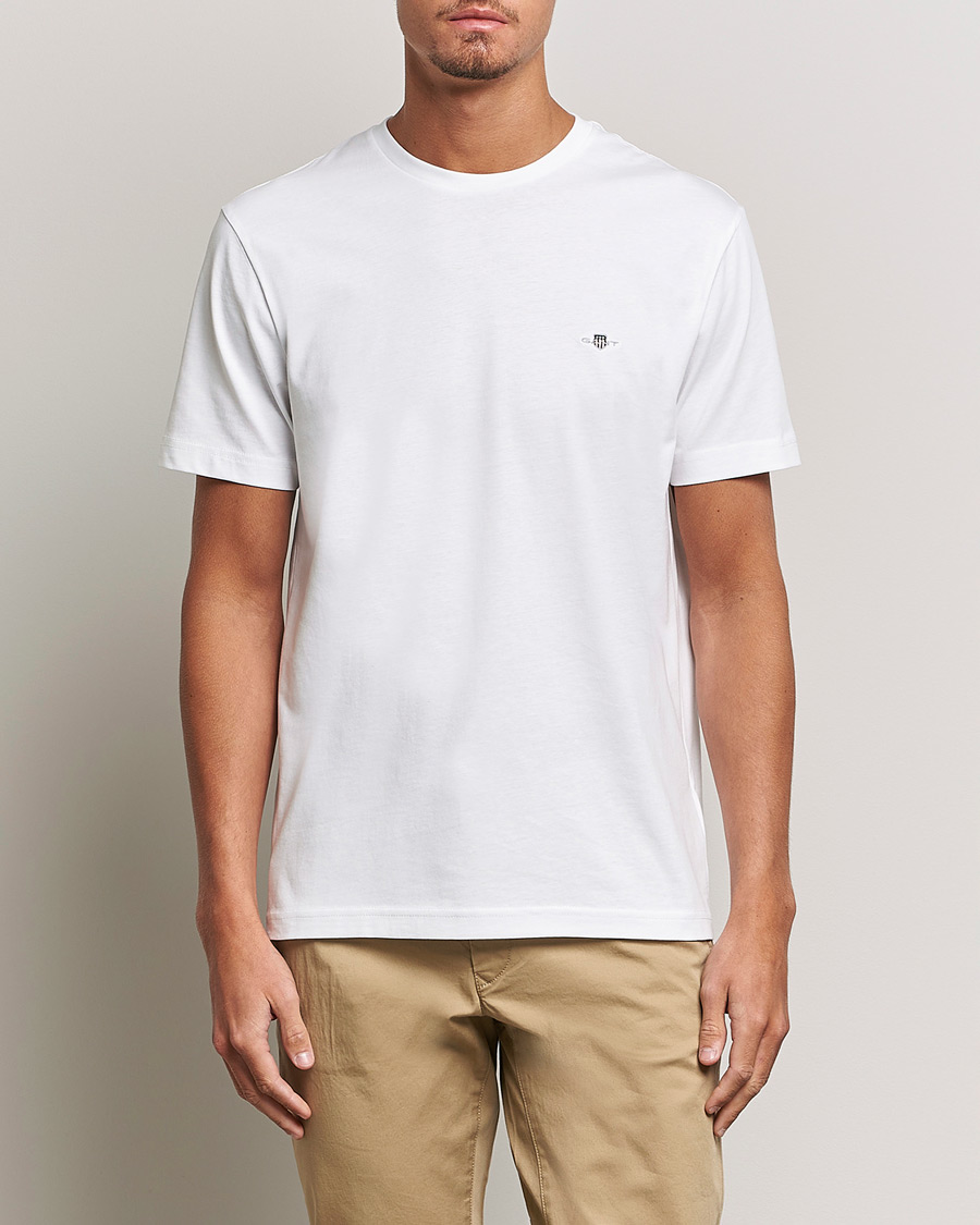 Men | T-Shirts | GANT | The Original Solid T-Shirt White