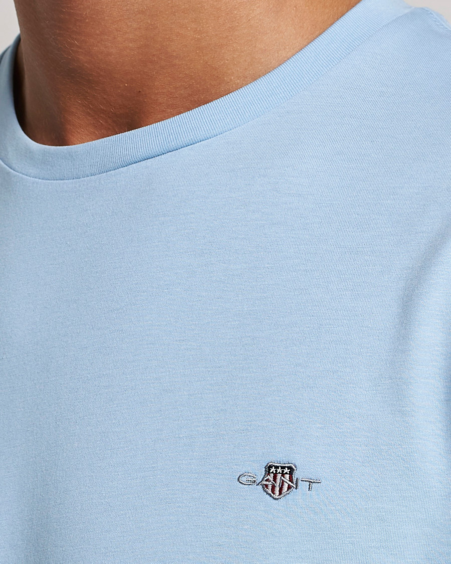 Men | T-Shirts | GANT | The Original Solid T-Shirt Capri Blue
