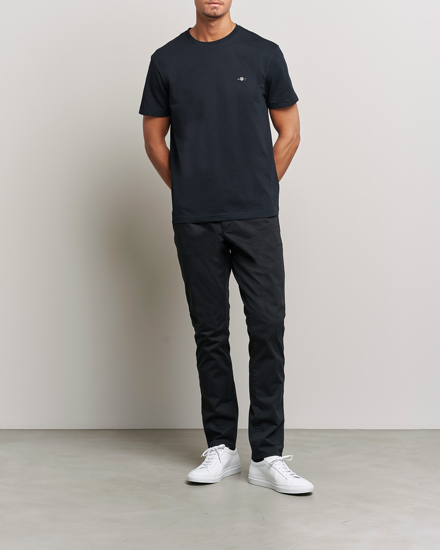 Men | T-Shirts | GANT | The Original Solid T-Shirt Black