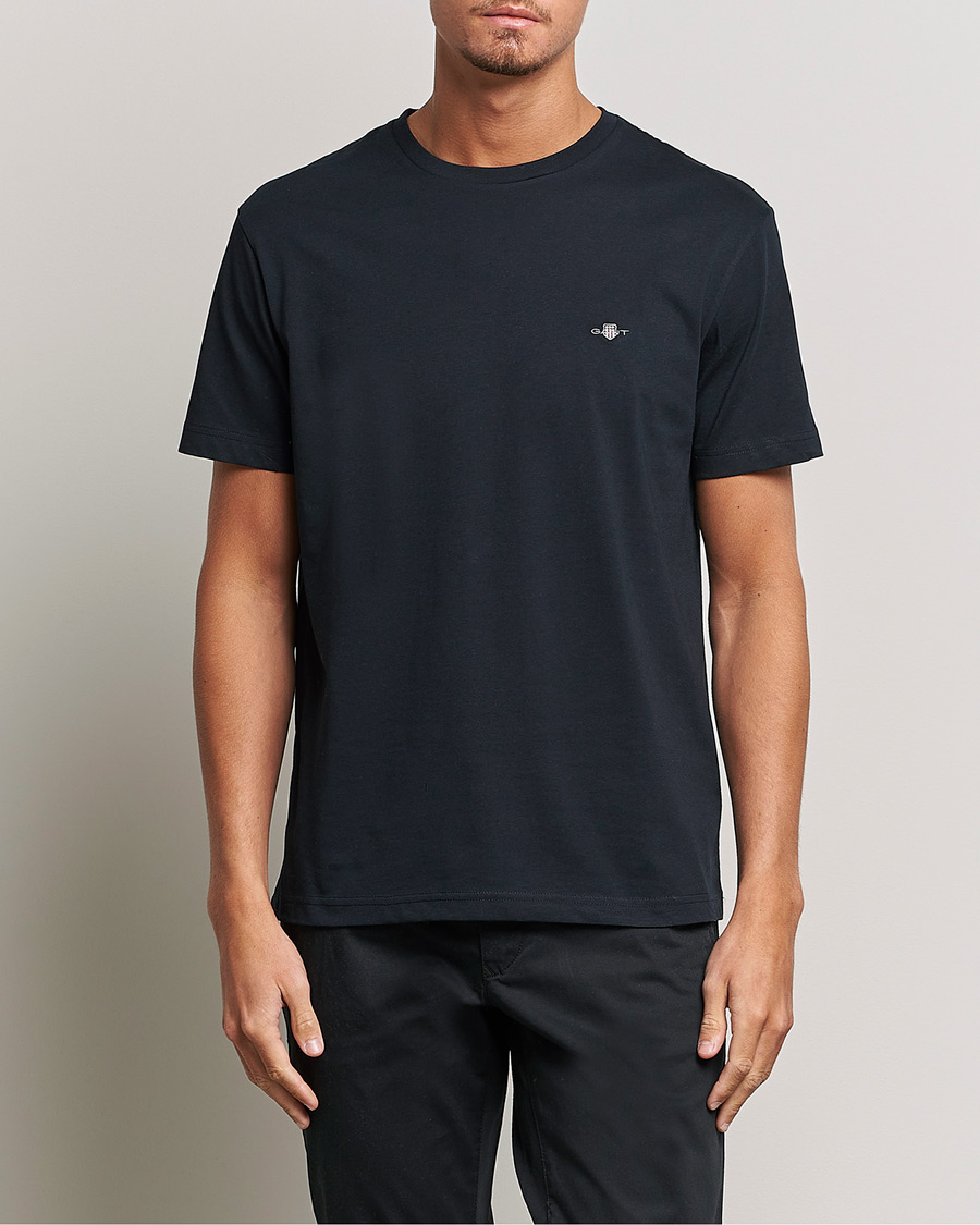 Men | T-Shirts | GANT | The Original Solid T-Shirt Black