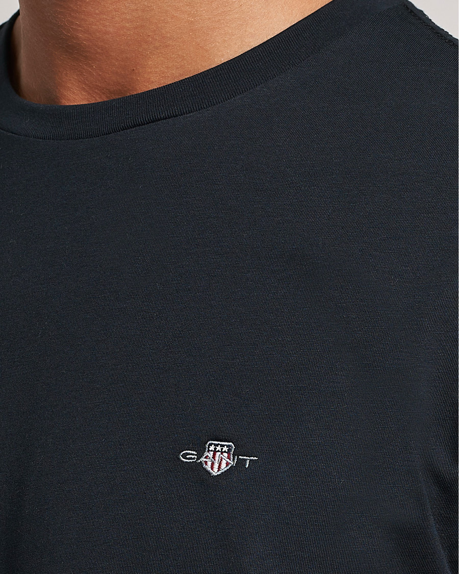 Men | T-Shirts | GANT | The Original Solid T-Shirt Black