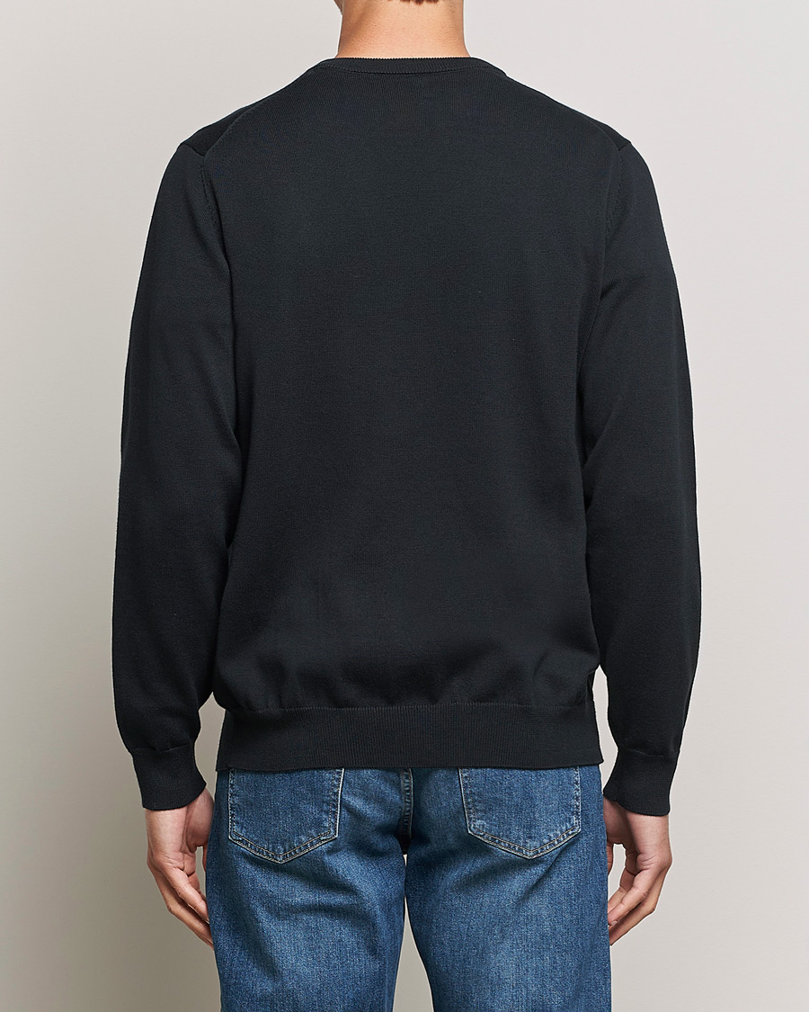 Men | Sweaters & Knitwear | Gant | Classic Cotton V-Neck Black