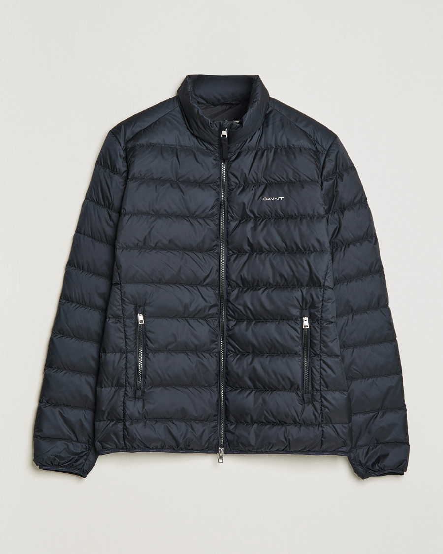 Men | Coats & Jackets | GANT | The Light Down Jacket Black