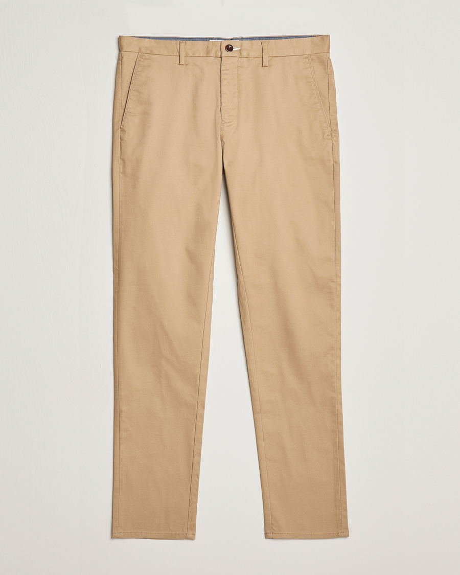 Men | Trousers | GANT | Slim Fit Tech Prep Chino Dark Khaki