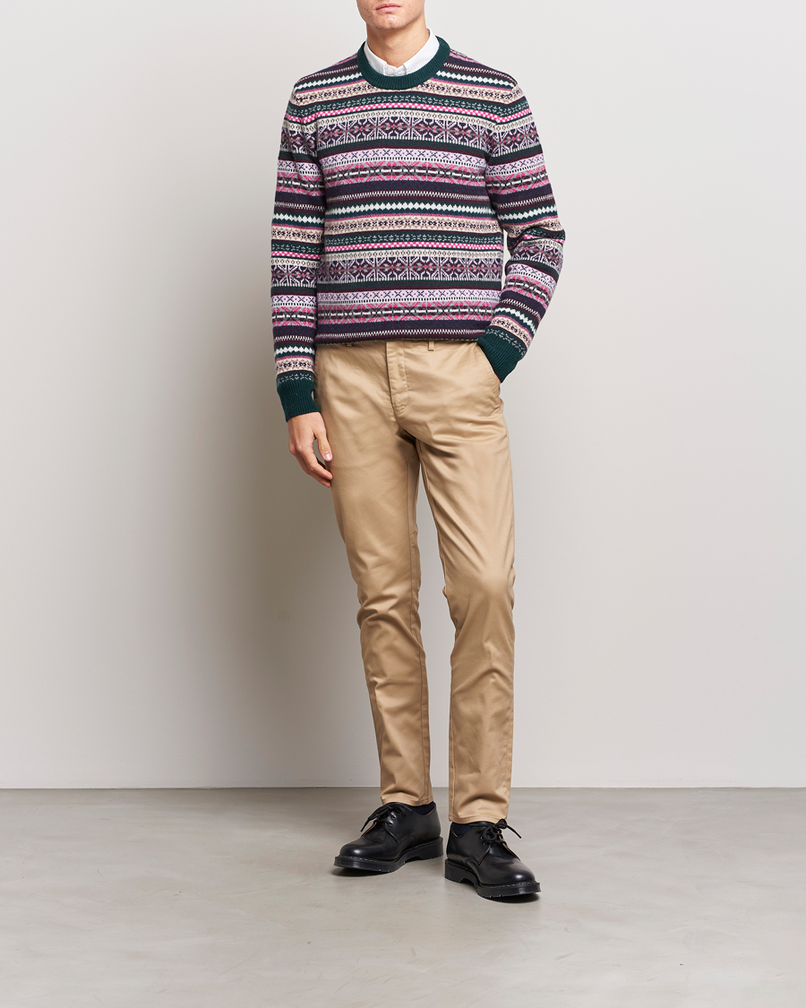 Men | Trousers | GANT | Slim Fit Tech Prep Chino Dark Khaki