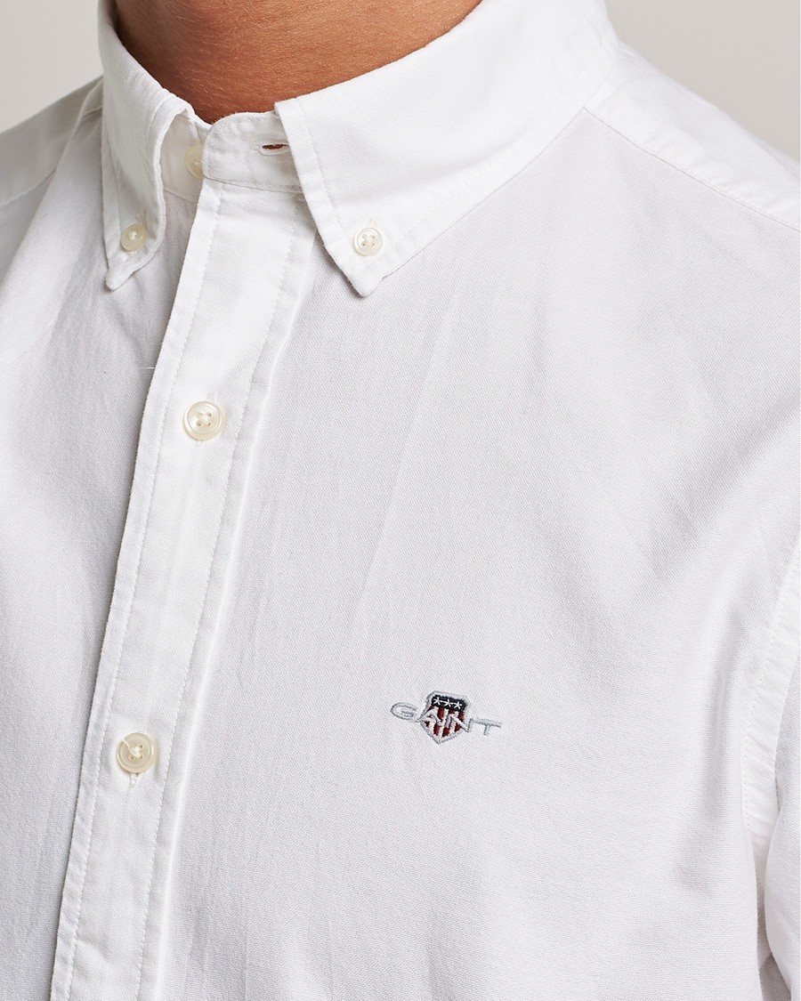 Men | Shirts | Gant | Slim Fit Oxford Shirt White