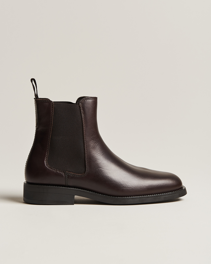 Men | GANT Rizmood Leather Chelsea Boot Dark Brown | GANT | Rizmood Leather Chelsea Boot Dark Brown