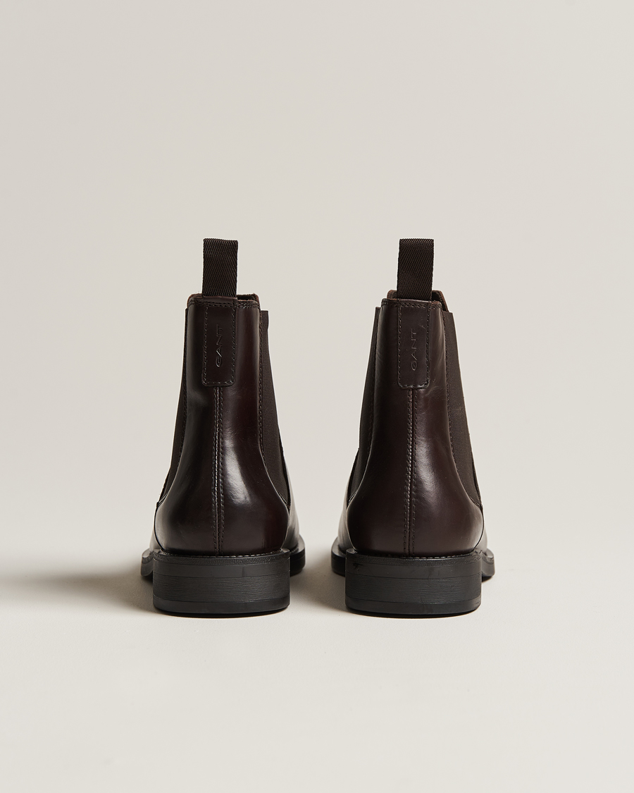 Men | GANT Rizmood Leather Chelsea Boot Dark Brown | GANT | Rizmood Leather Chelsea Boot Dark Brown