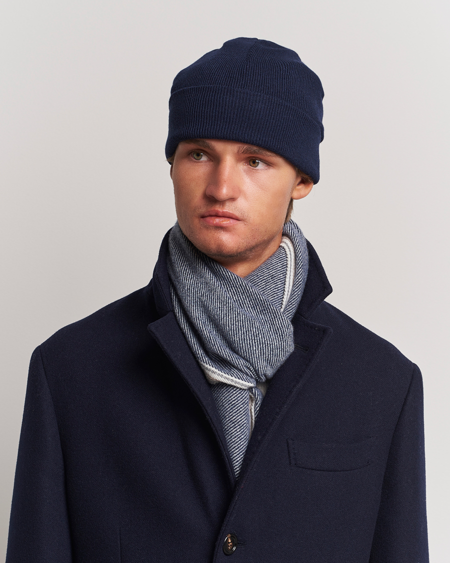 Men | Brunello Cucinelli Cashmere Beanie Navy | Brunello Cucinelli | Cashmere Beanie Navy