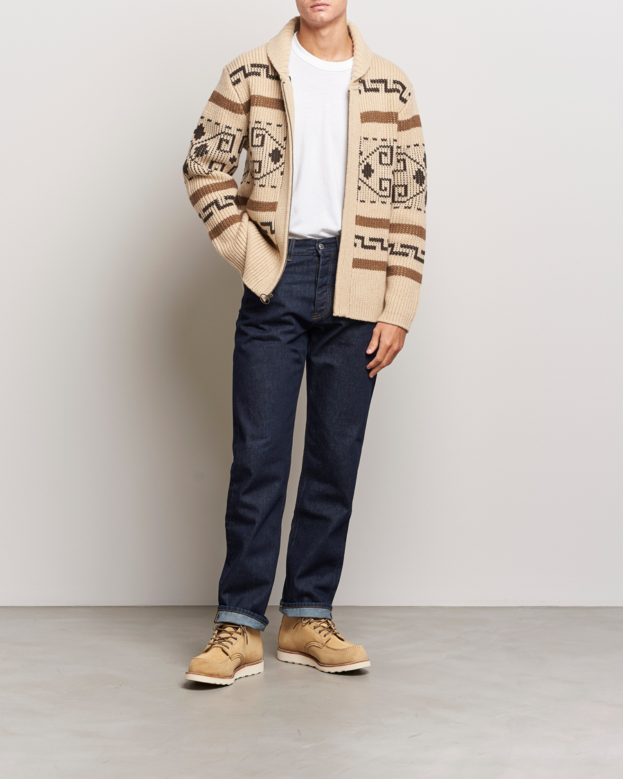 Men | Sweaters & Knitwear | Pendleton | The Original Westerley Cardigan Tan/Brown