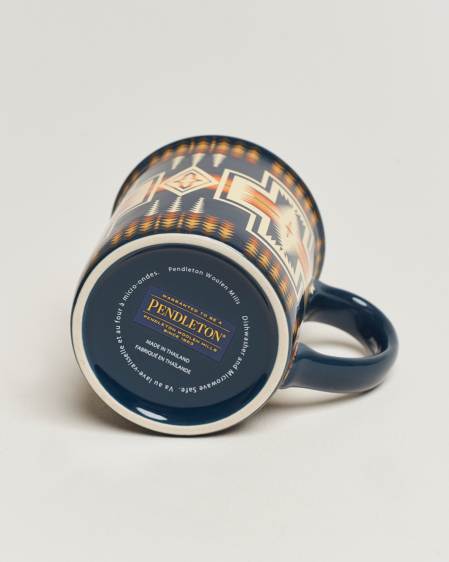 Men | Fabrics | Pendleton | 18oz Ceramic Mug Harding Navy