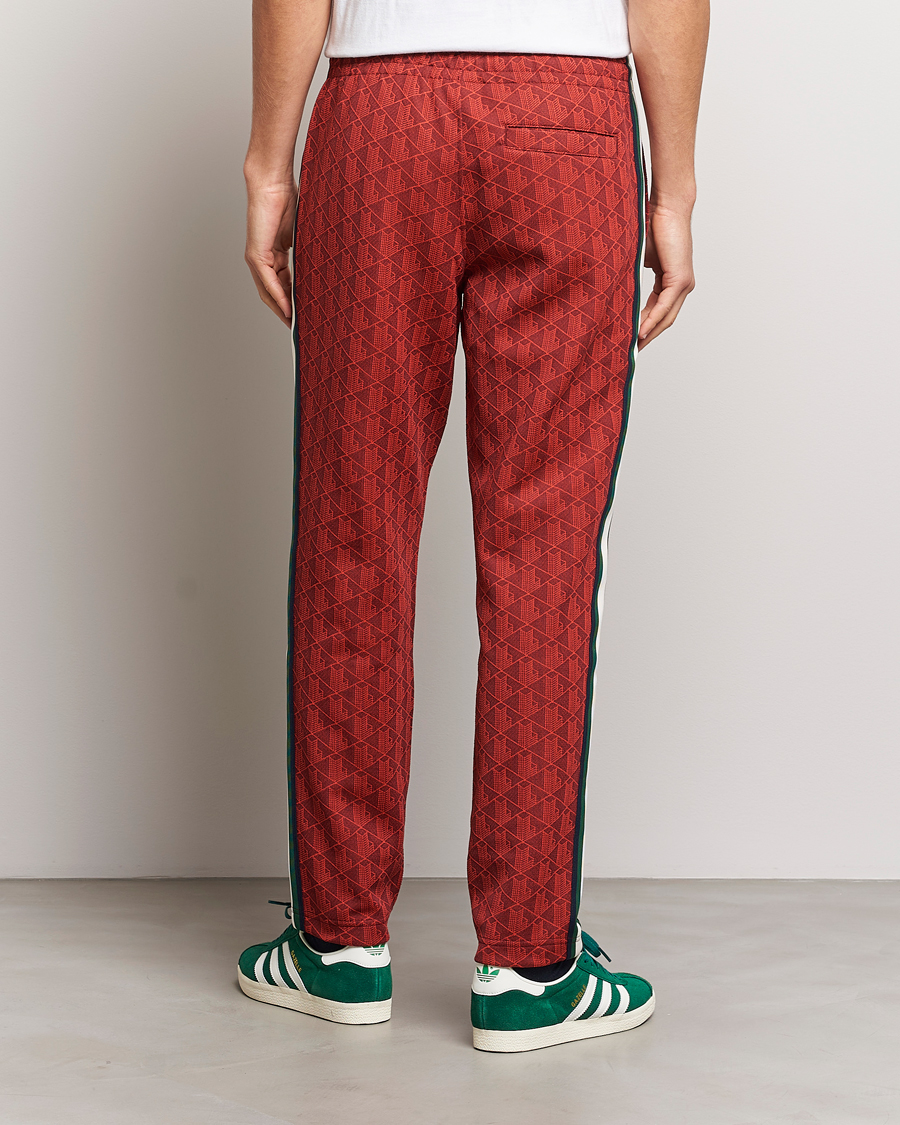 Men | Trousers | Lacoste | Monogram Trackpants Pinot/Red