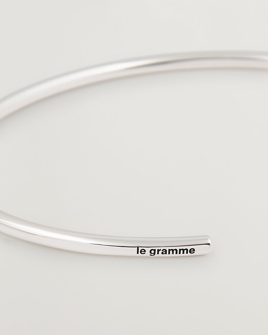 Men | Jewellery | LE GRAMME | Bangle Bracelet Polished Sterling Silver 7g