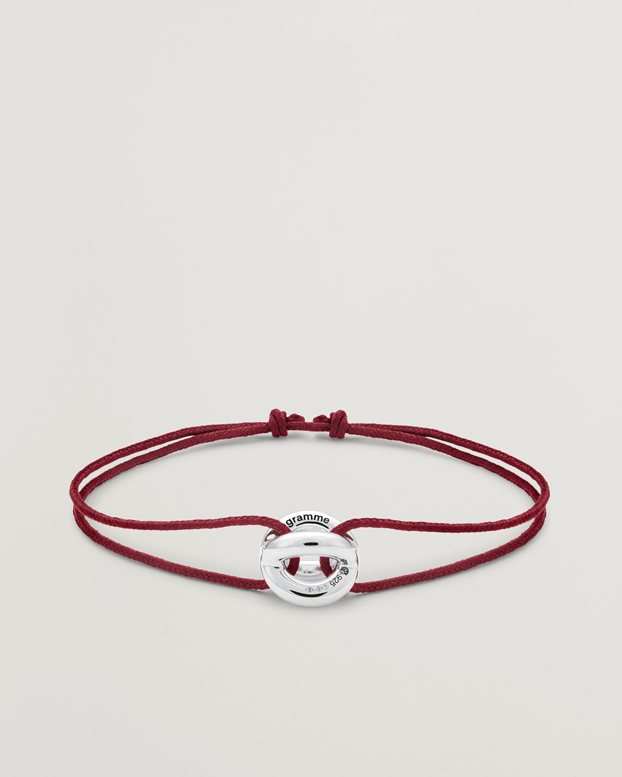 Men | Jewellery | LE GRAMME | Entrelacs Cord Bracelet Sterling Silver 3g