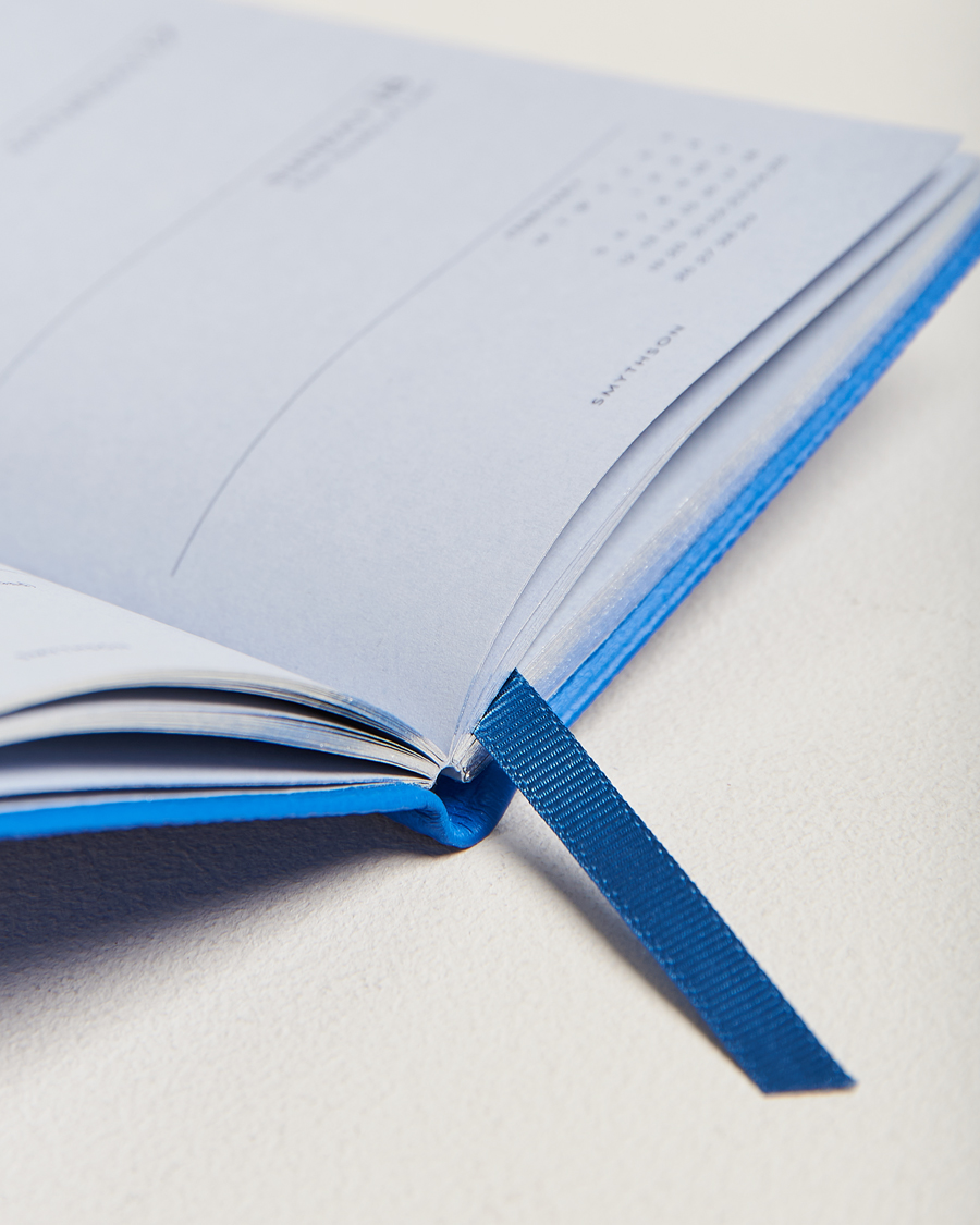 Men | Smythson Panama Crossgrain Diary 2024 Lapis | Smythson | Panama Crossgrain Diary 2024 Lapis