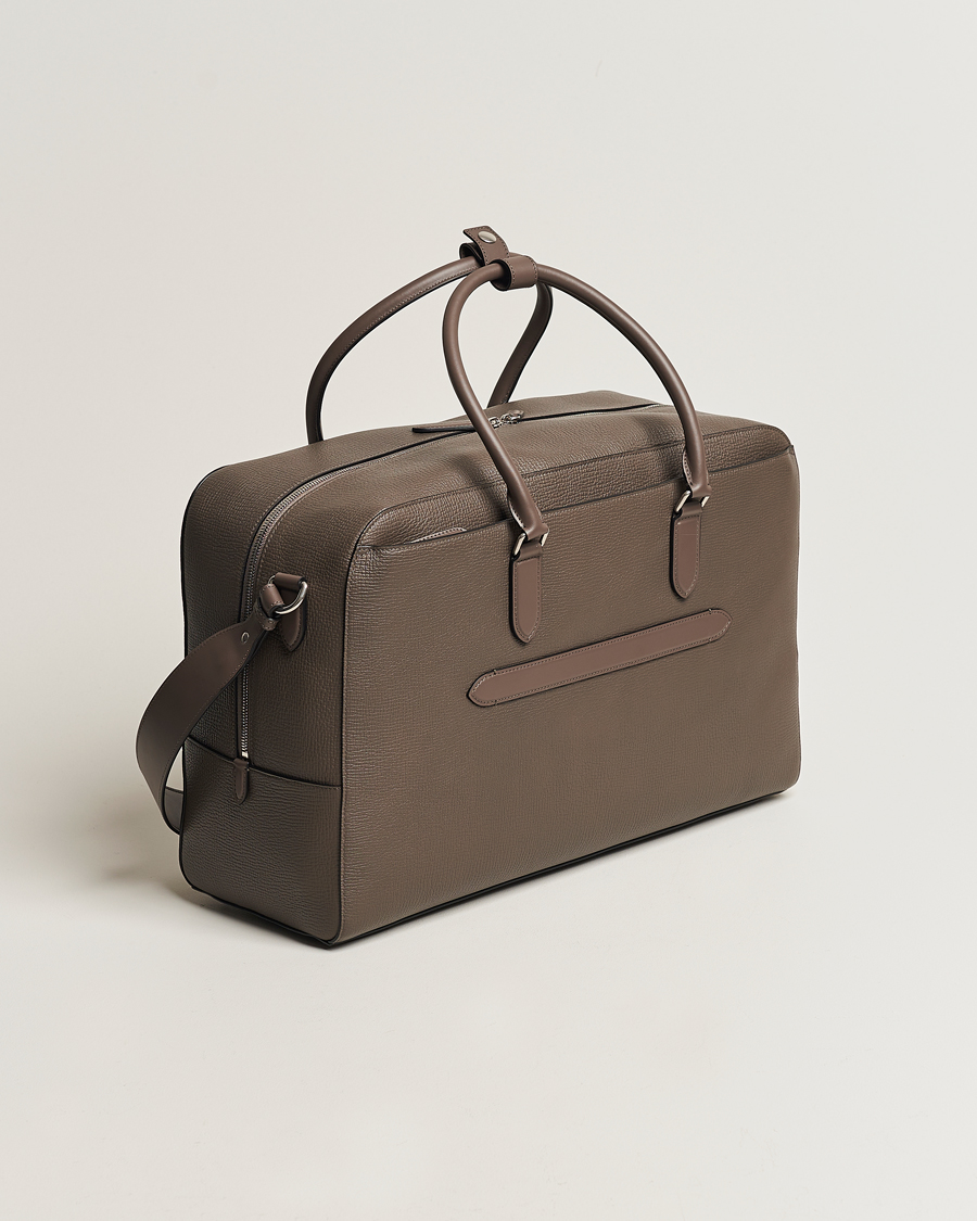 Men | Bags | Smythson | Ludlow Soft Travel Bag Dark Taupe