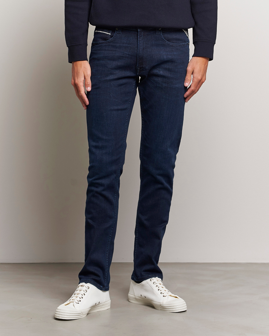 Men | Trousers | Replay | Grover Powerstretch Jeans Dark Blue