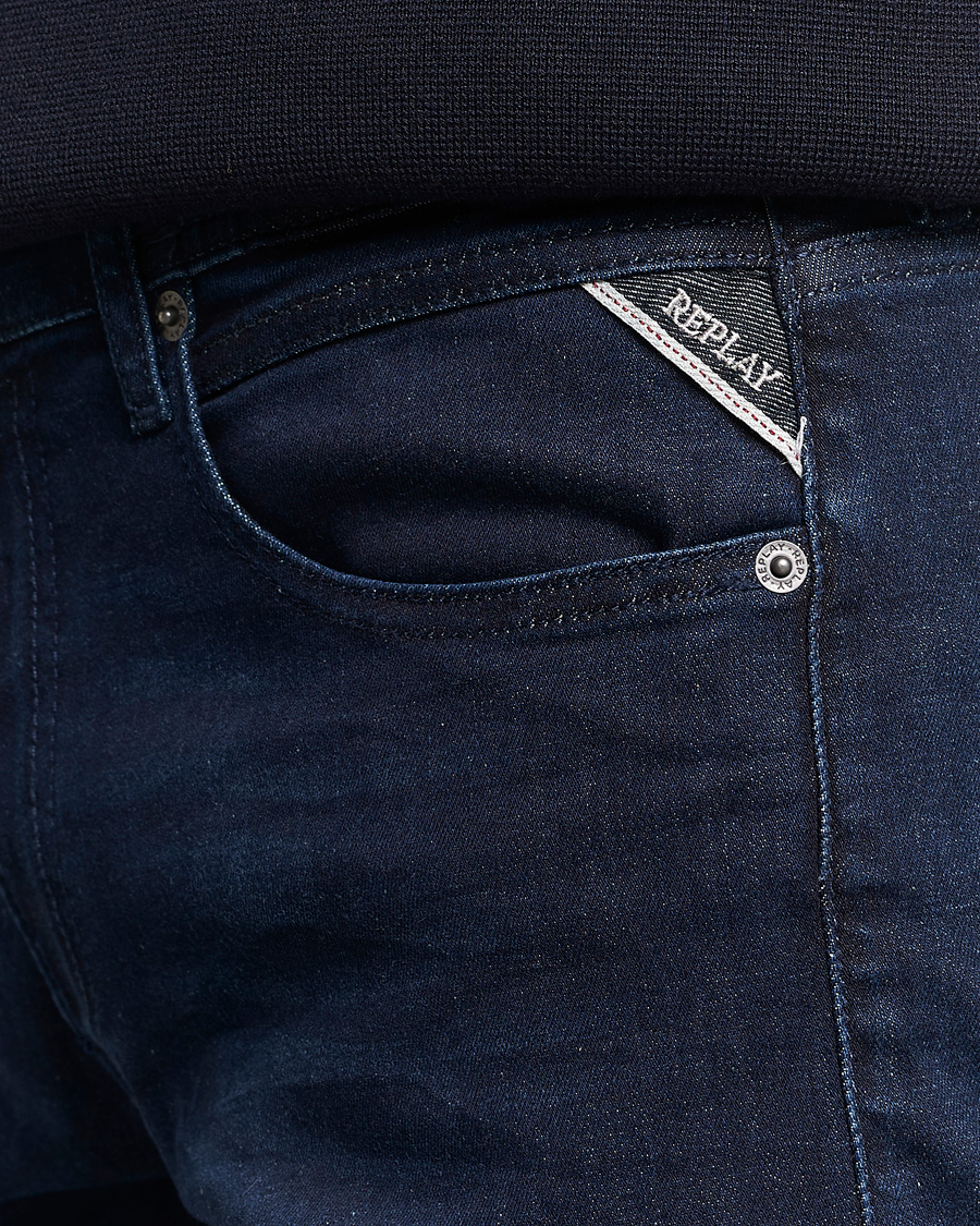Men | Trousers | Replay | Grover Powerstretch Jeans Dark Blue
