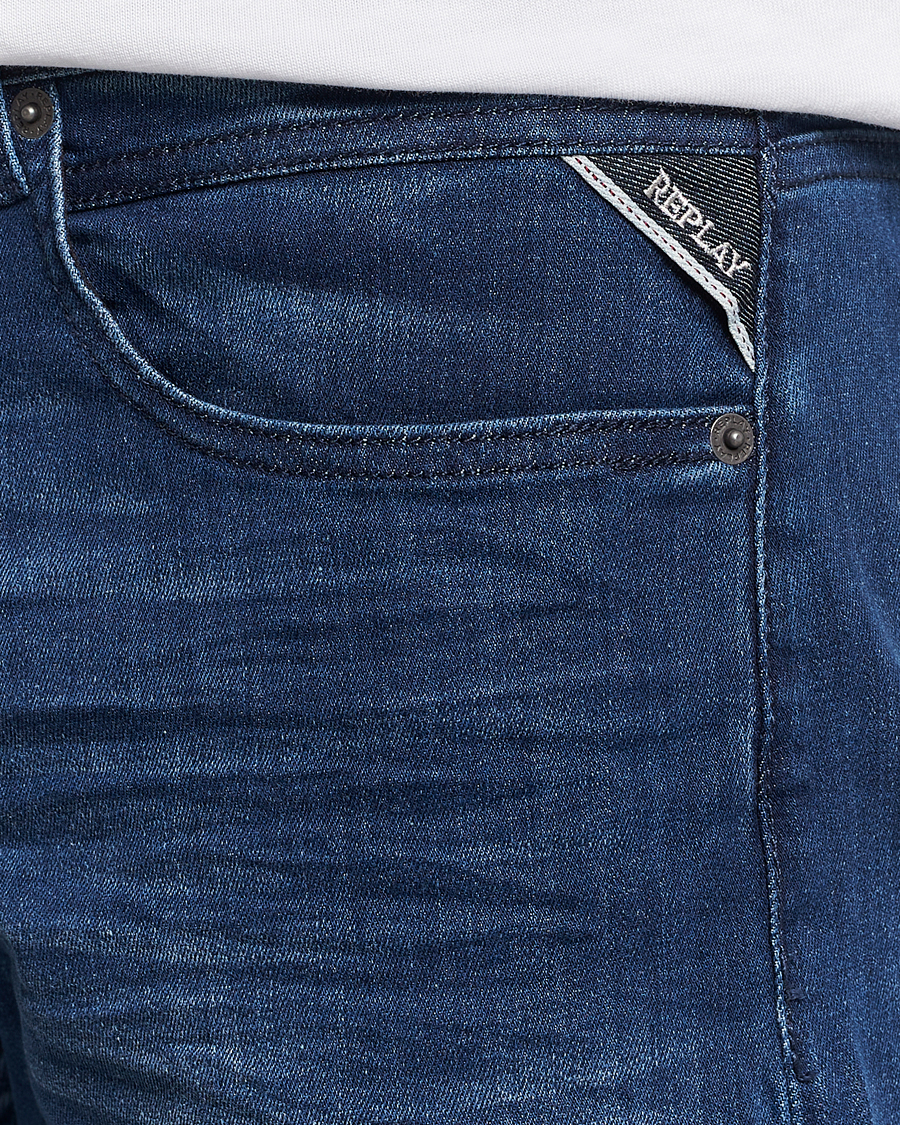 Men | Trousers | Replay | Grover Powerstretch Jeans Dark Blue