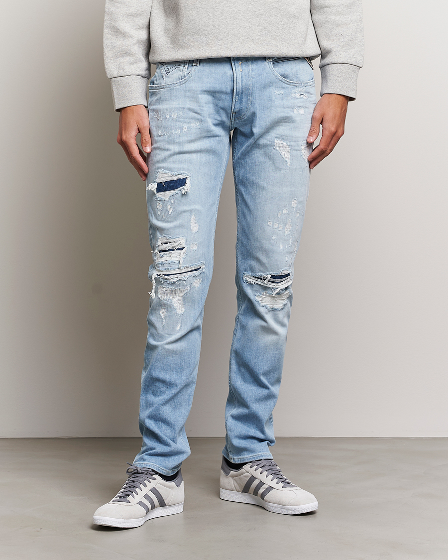 Men | Jeans | Replay | Anbass 20 Years Wash Jeans Light Blue