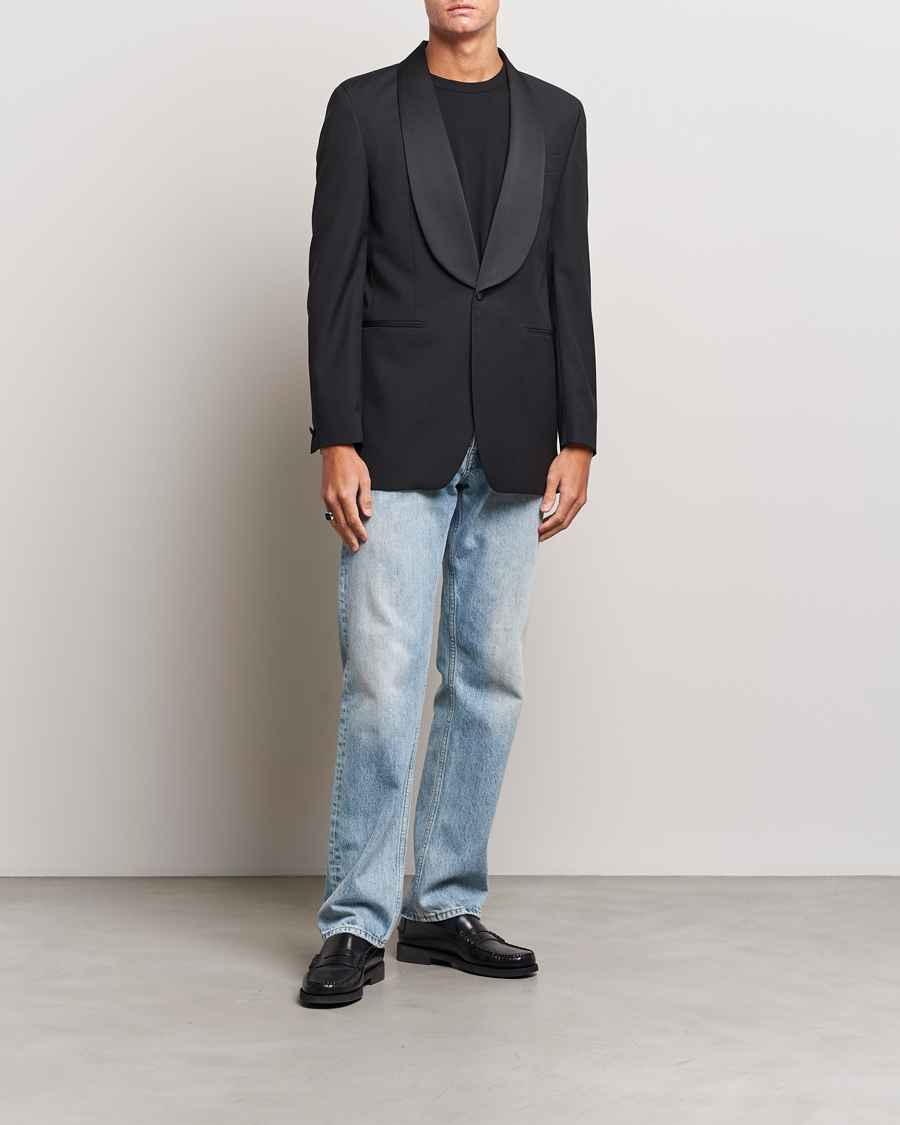 Men | Blazers | Sunflower | Shawl Collar Tuxedo Jacket Black