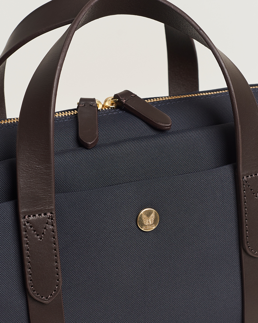 Men | Bags | Mismo | M/S Aspire Briefcase Navy/Dark Brown