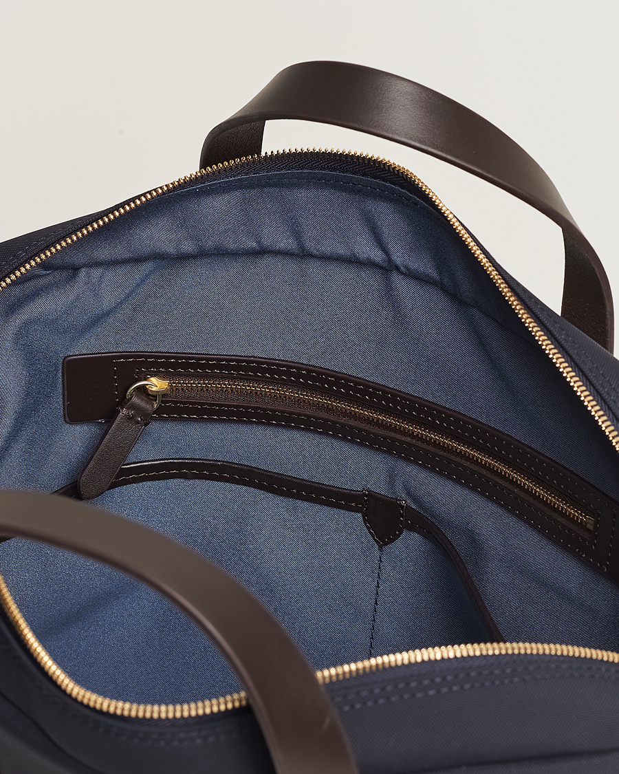 Men | Bags | Mismo | M/S Aspire Briefcase Navy/Dark Brown