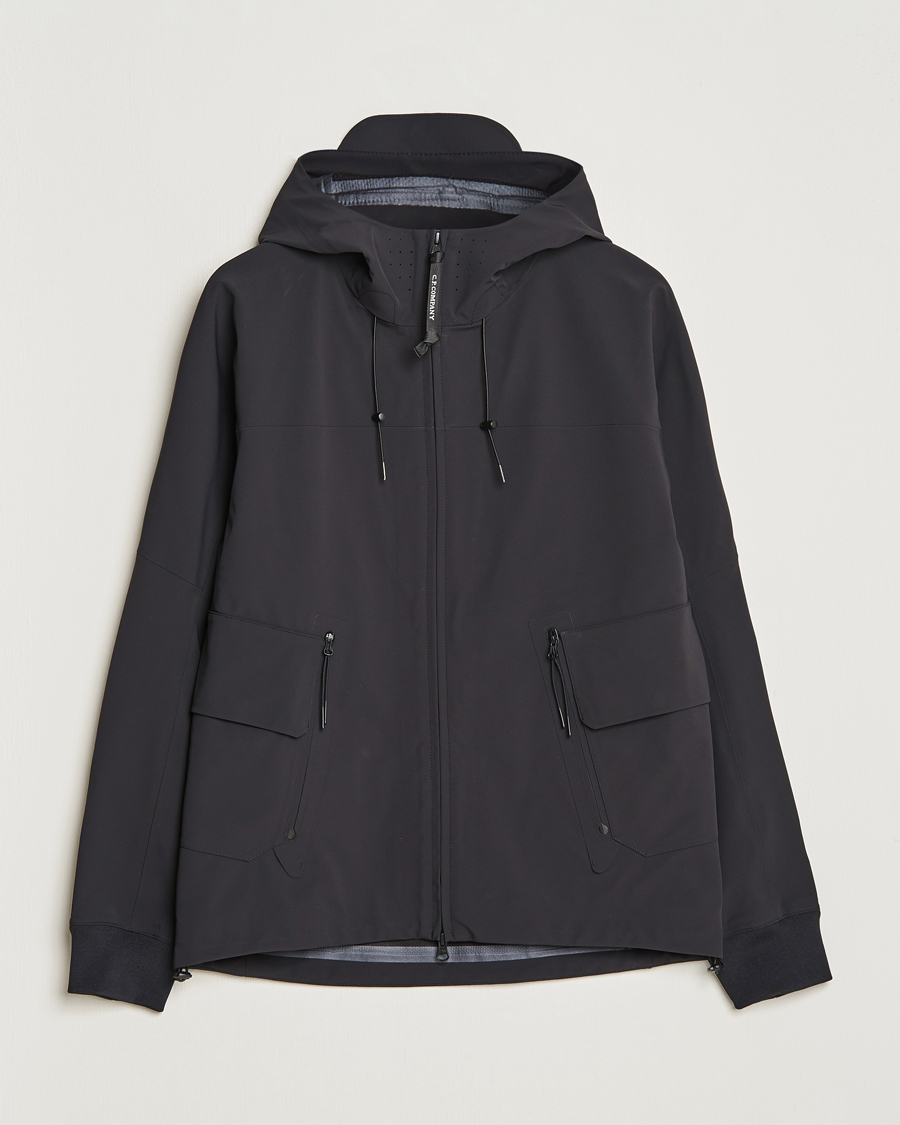 Men | Coats & Jackets | C.P. Company | Metropolis Metroshell Hooded Jacket Black