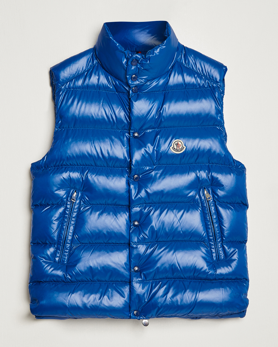 Men | Coats & Jackets | Moncler | Tibb Vest Cobalt Blue