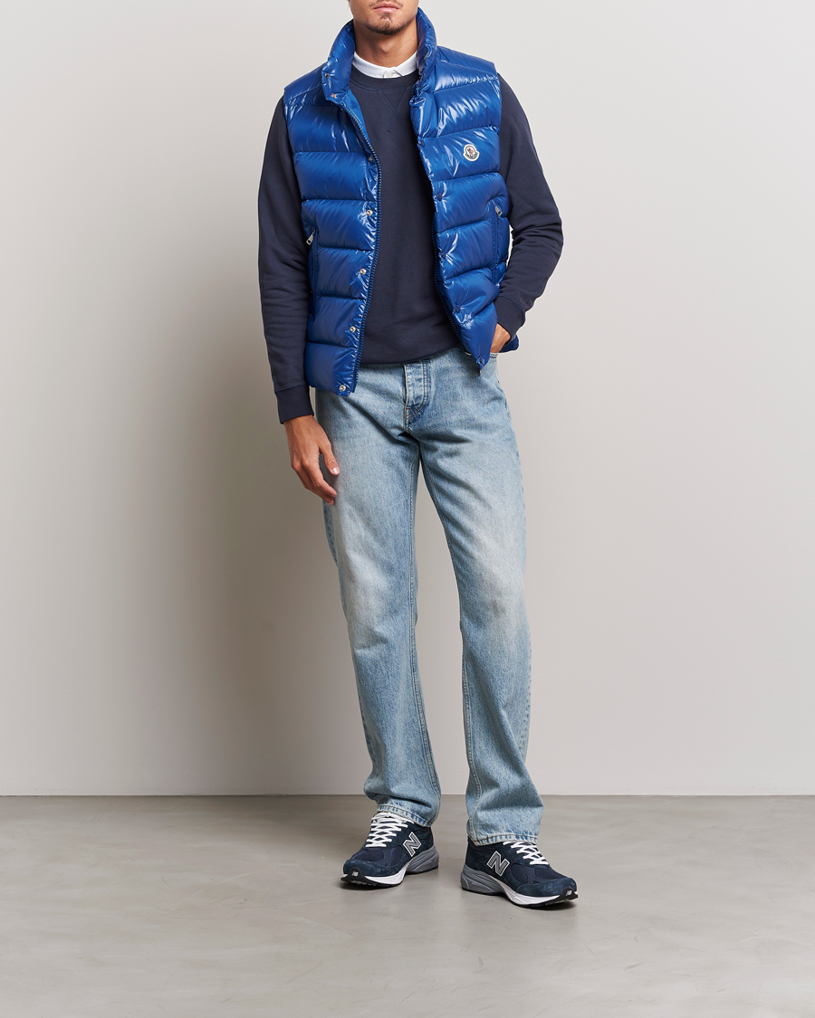 Men | Coats & Jackets | Moncler | Tibb Vest Cobalt Blue